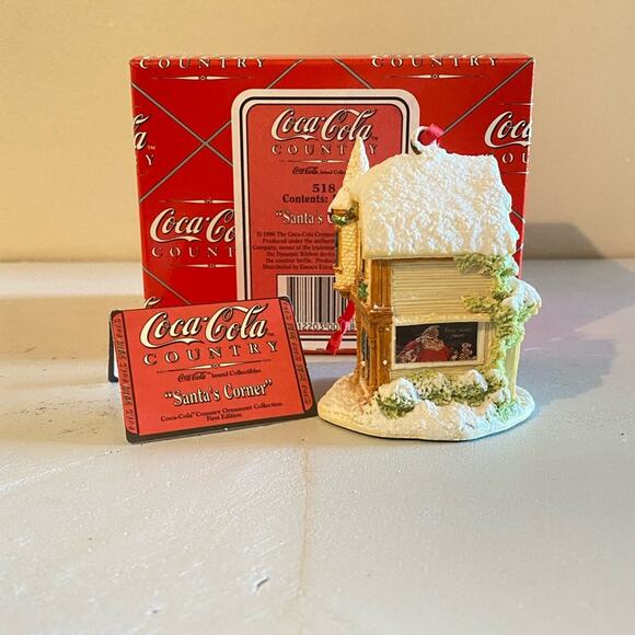Vintage Coca~Cola “Santa’s Corner” Ornament - Picture 5 of 6